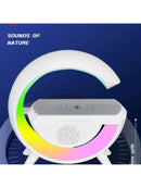 Bluetooth Sound Box G-Speaker Smart Bluetooth Luminaire Wireless Charger 3 in 1 Alarm Light RGB Smart Station