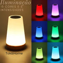 Luminária Touch Led - USB -  Recarregável com Controle Remoto!