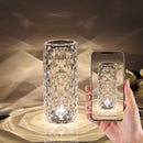 Luminária de Led Cristal Com Sensor Touch USB